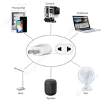 US Power Plug Adapter For EU Plugs